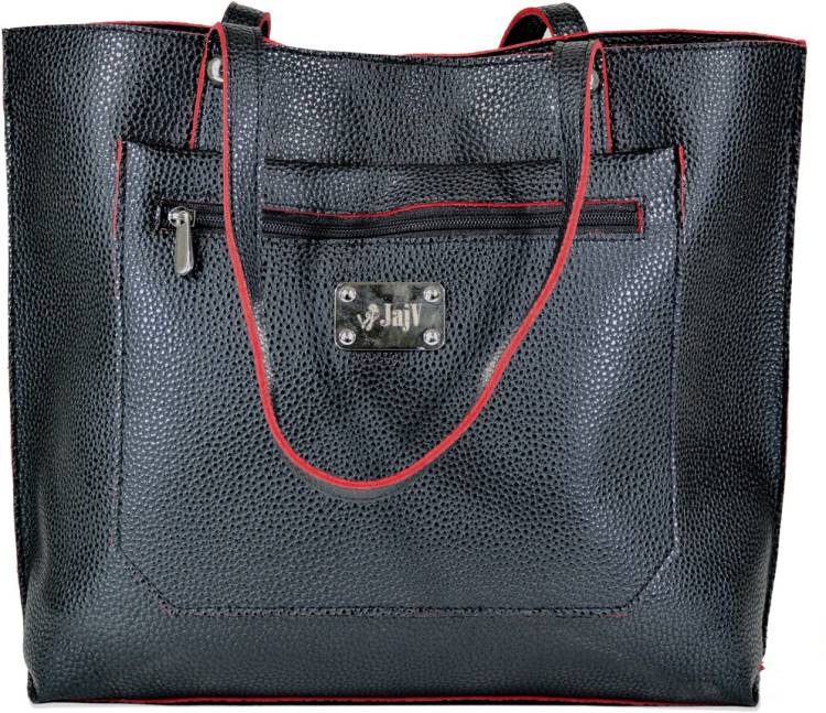Women Black, Red Tote Price in India
