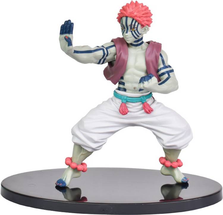 OFFO Demon Slayer Anime Akaza Figurine for home decors, office desk & study table