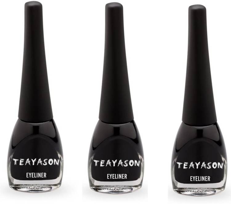 teayason Insta Dry Water & Smudge Proof Long Lasting Liquid EyeLiner Pack of 3 24 g Price in India
