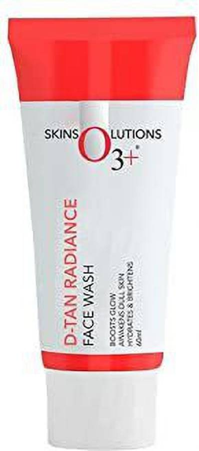 O3+ D-Tan Radiance Face Wash With Vitamin C Glowing Skin and deep cleanses, 60G Price in India