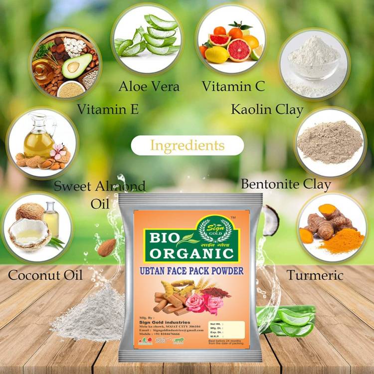 sign gold Ubtan Face Pack Powder - Face & Body Scrub Price in India