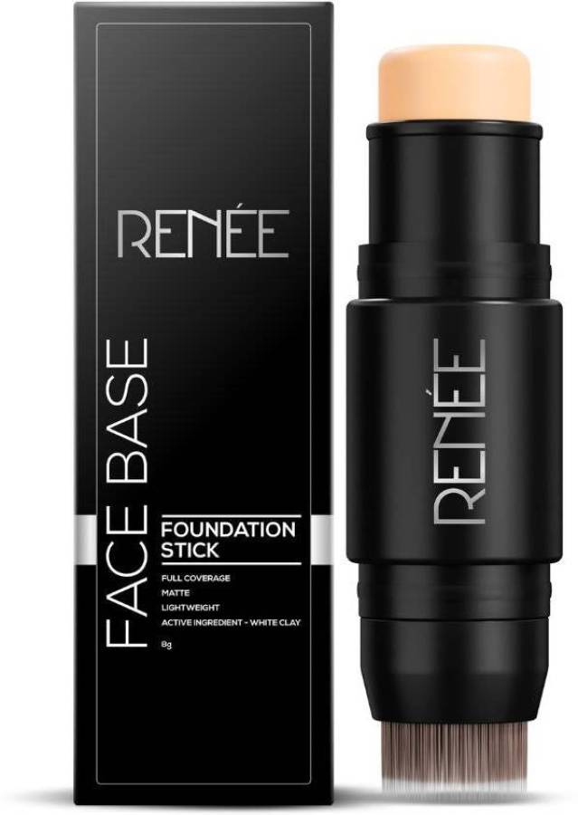 Renee Face Base Foundation Stick with Applicator - Chai Tea, 8gm Foundation Price in India