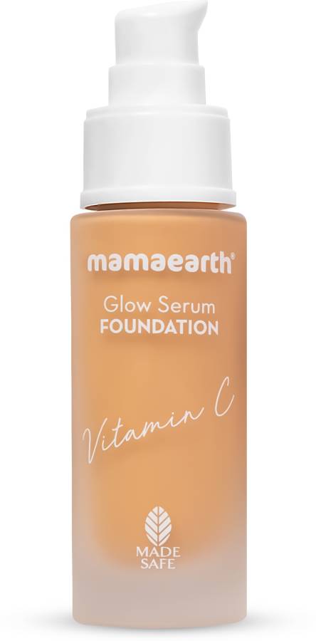MamaEarth Glow Serum Foundation with Vitamin C & Turmeric for 12-Hour Long Stay Foundation Price in India