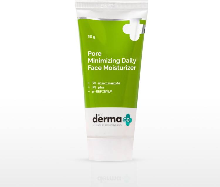 The Derma Co Pore Minimizing Daily Face Moisturizer with 3% Niacinamide 3% PHA and p-REFINYL Price in India