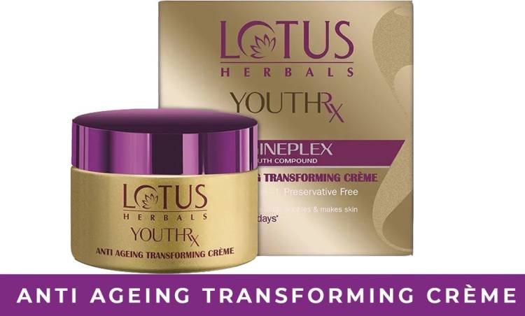 LOTUS HERBALS YouthRx Anti Ageing Transforming Cream SPF 25 | PA+++ Price in India