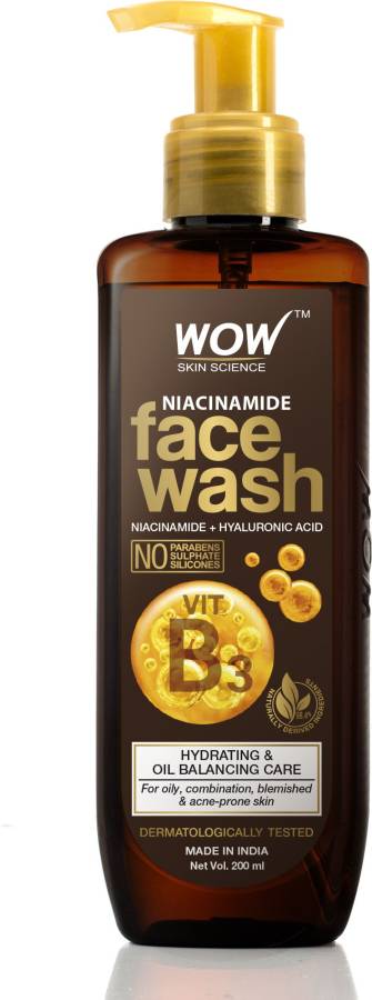 WOW SKIN SCIENCE Niacinamide  For Blemishes, Oil Control & Acne Spots Face Wash Price in India