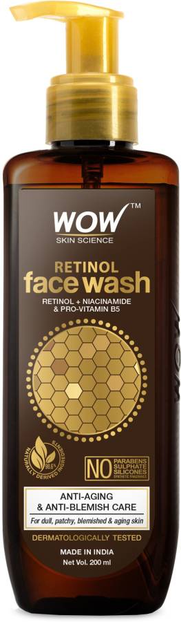 WOW SKIN SCIENCE Retinol  For Fine Lines, Age Spots & Blemishes Face Wash Price in India