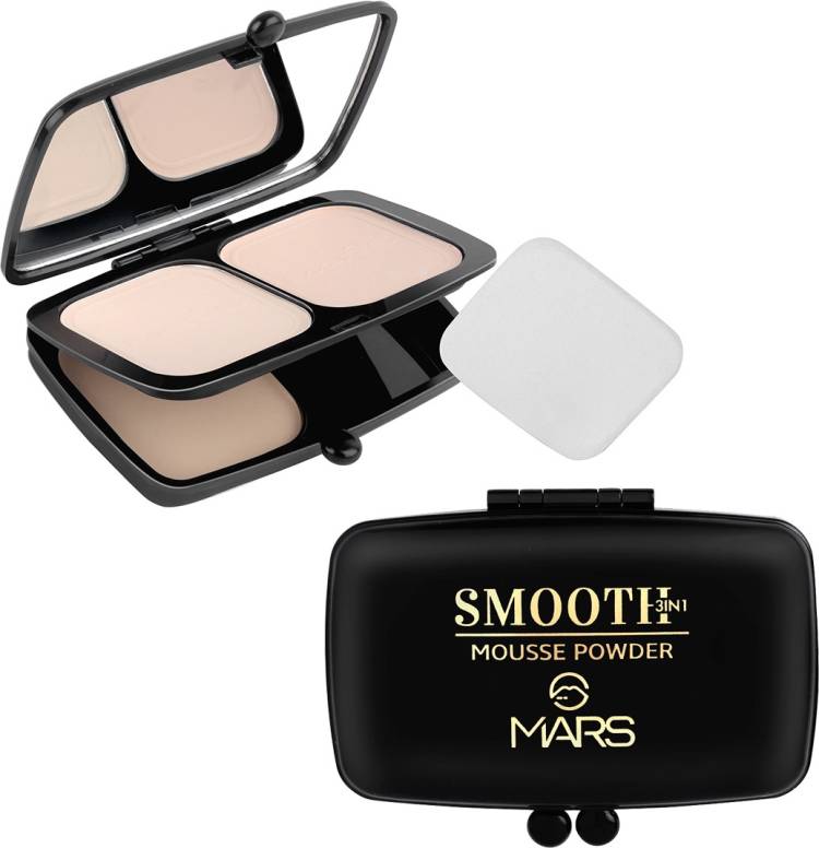 MARS 3 in 1 Smooth Mousse Compact Powder, 24g (P409-01) Compact Price in India