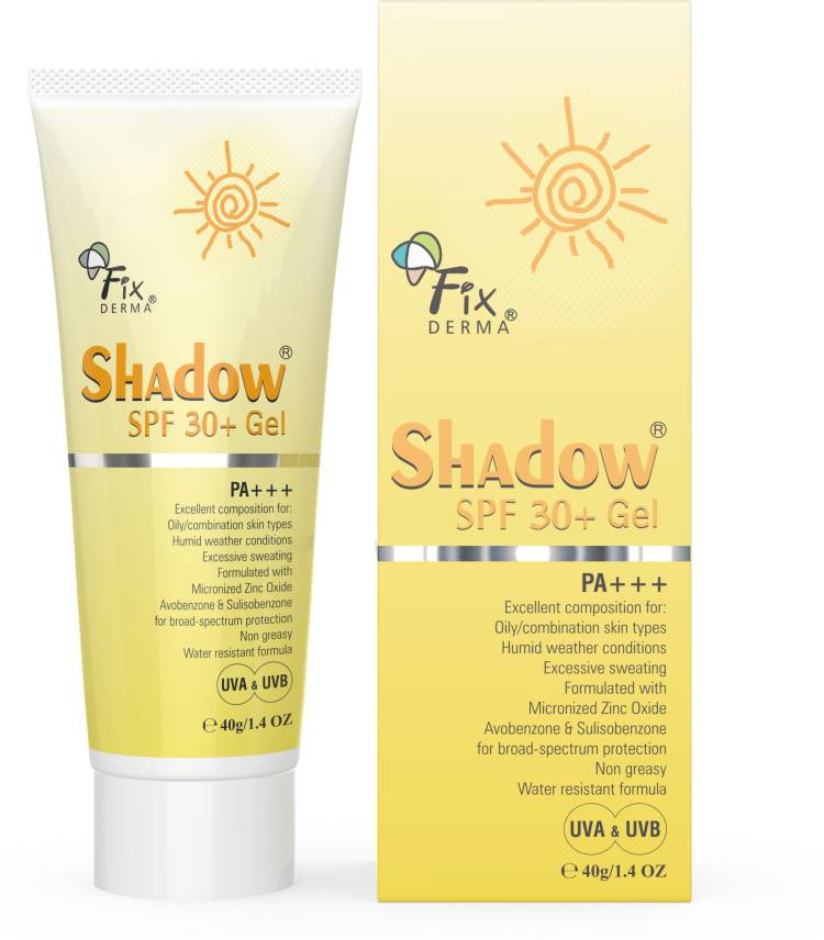 Fixderma Shadow SPF 30+Gel - SPF 30 PA+++ Price in India