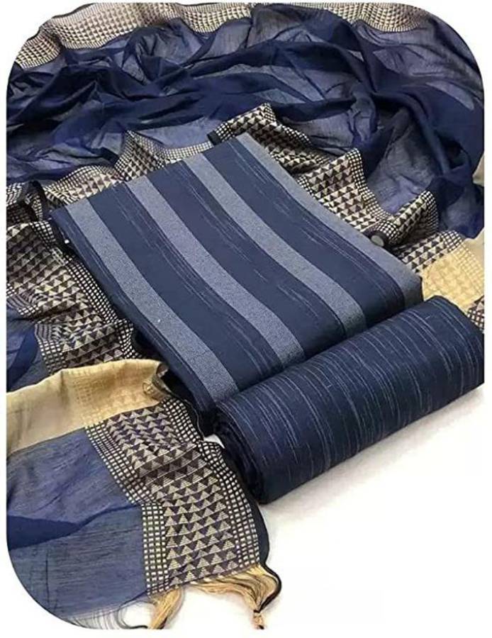 Unstitched Cotton Kurta & Churidar Material Woven Price in India