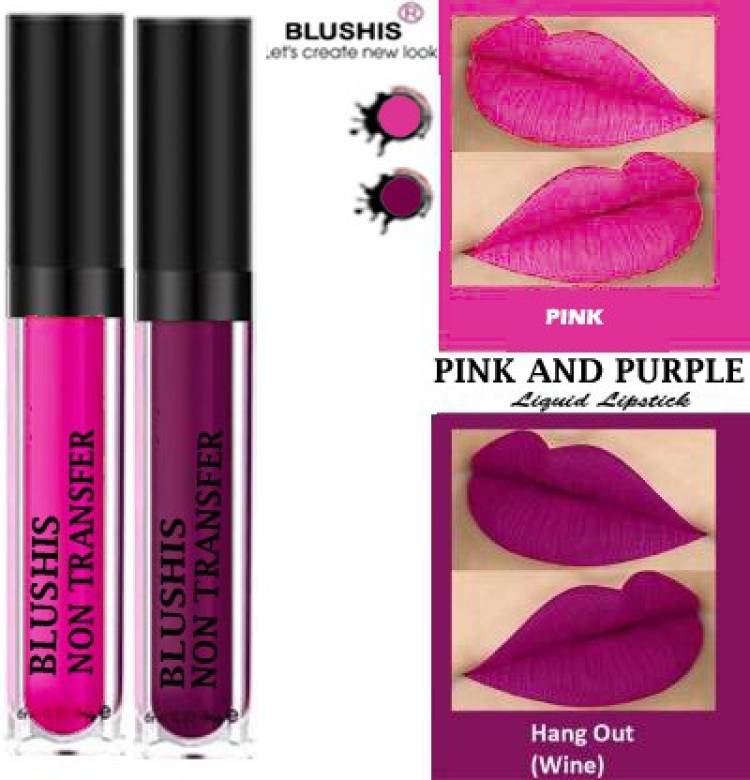 BLUSHIS Non Transfer Professionally Longlasting Liquid Lipstick Price in India