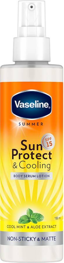 Vaseline Sun Protect & Cooling SPF 15 Body Serum Lotion Price in India