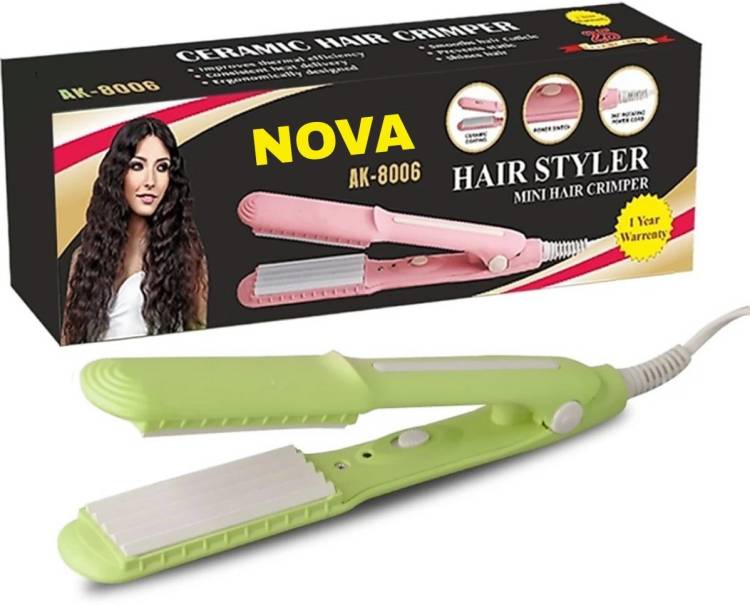 BAZER (NOVA) AT-8006B Women's MINI hair Crimper Styler Machine Hair Styler Price in India