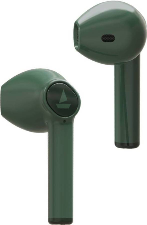 American boAt Airdopes 131 Bluetooth Headset (Viper Green, In the Ear