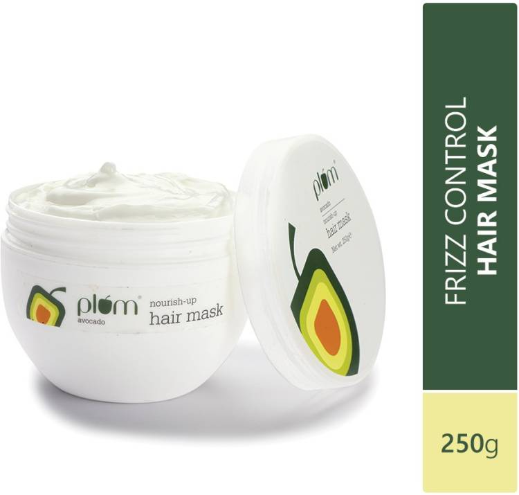 Plum Avocado Nourish-Up Hair Mask | For Frizz-Free Hair | Contains Avocado Oil, Argan Oil & Shea Butter | Hair Spa Treatment For Smooth Hair | 100% Vegan Price in India