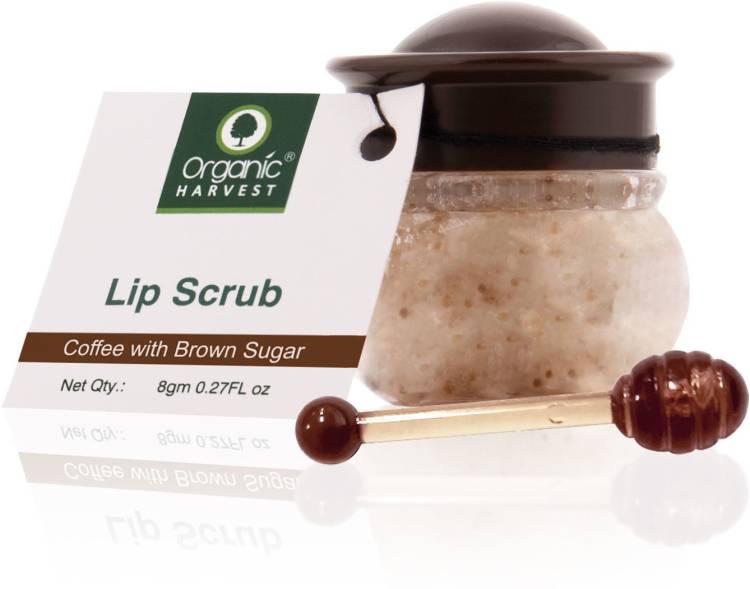 Organic Harvest Lip Scrub with Coffee Extracts, Brightening , Patchy, Repair Dark & Damaged Lips Coffee Price in India