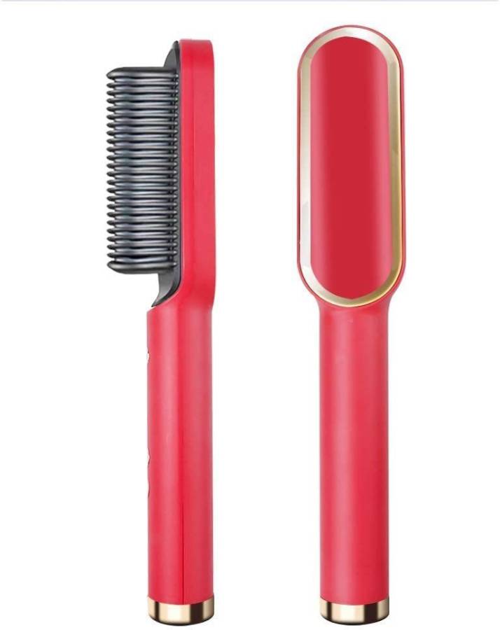 keekos Hair Straightener Comb for Women & Men Hair Styler multicolor Straightener Brush Hair Straightener Brush Price in India