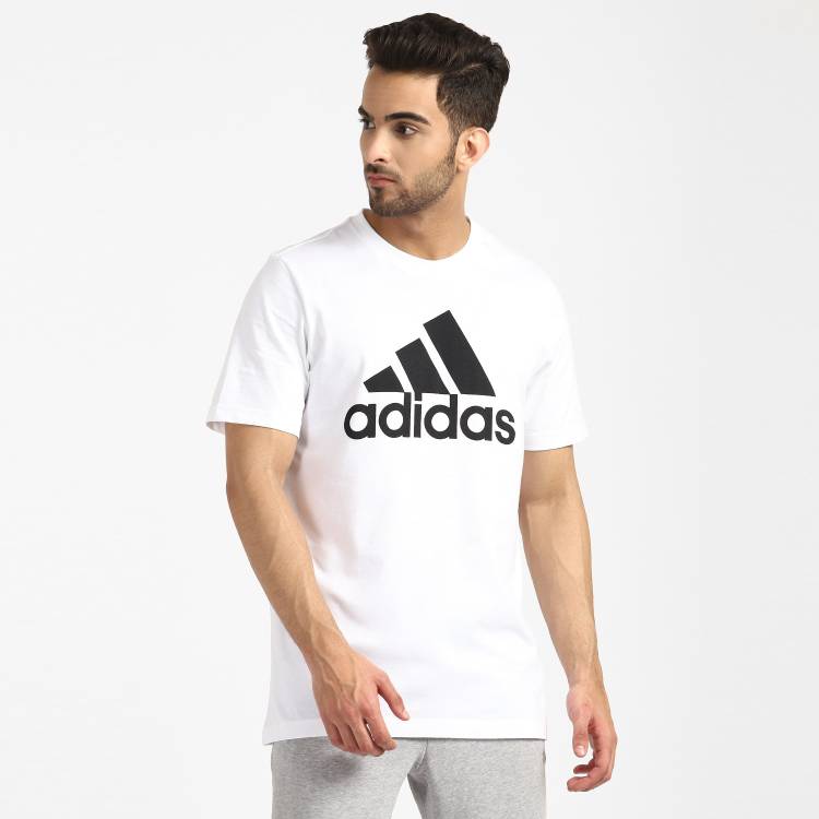 Men Typography Round Neck White T-Shirt Price in India