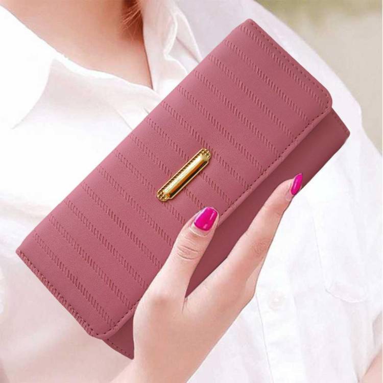 Casual, Formal, Party Pink  Clutch  - Regular Size Price in India