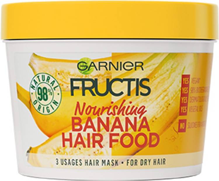 GARNIER Fructis Hair Food - Nourishing Banana Hair Mask For Dry Hair Price in India
