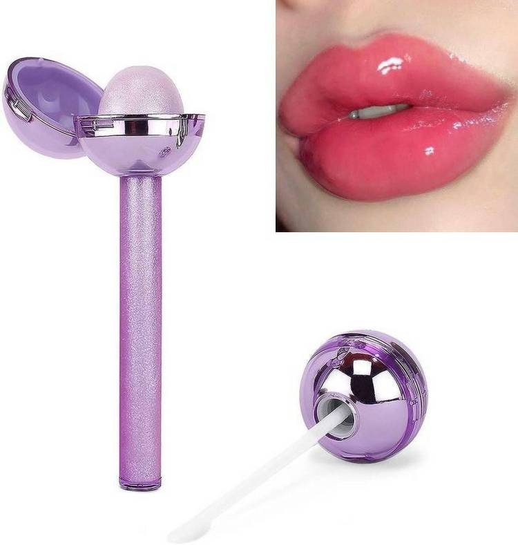 RPC Glossy Pop 2 in 1 Lip Gloss Plus Lip Balm Purple Price in India