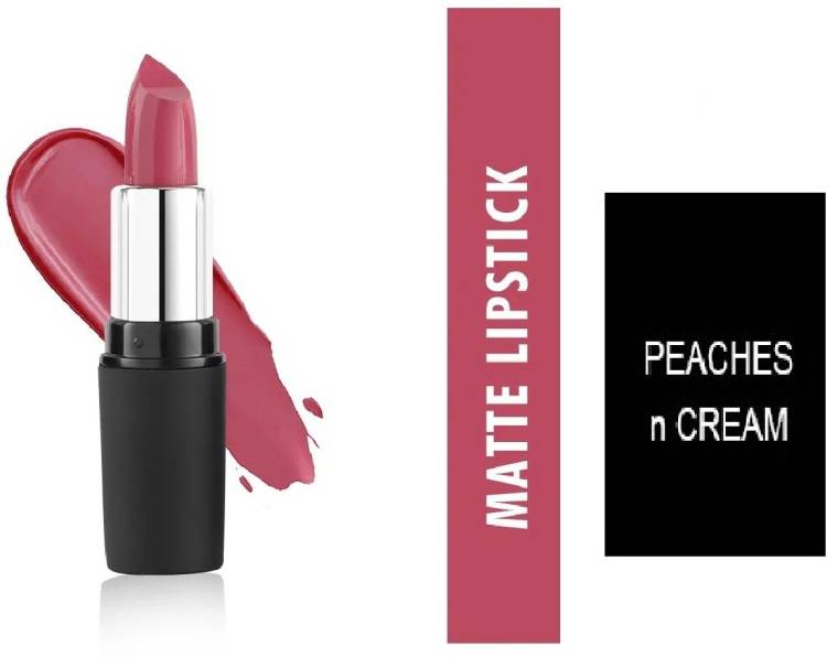SWISS BEAUTY Pure matte lipstick shade 202 (Peaches N cream)3.8 g set of 1 Price in India