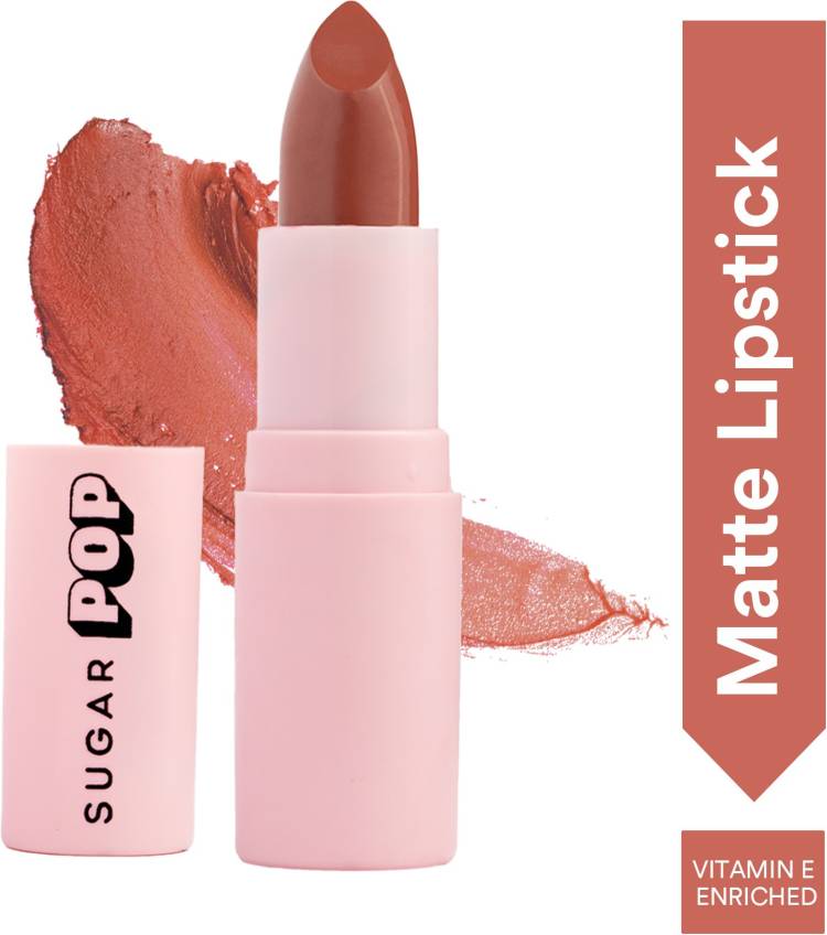 SUGAR POP Matte Lipstick - 04 Caramel Price in India