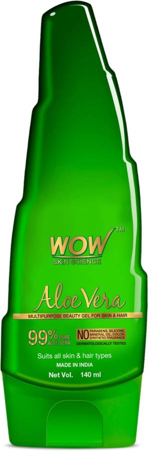 WOW SKIN SCIENCE 99% Pure Aloe Vera Multipurpose Beauty Gel for Skin and Hair Price in India