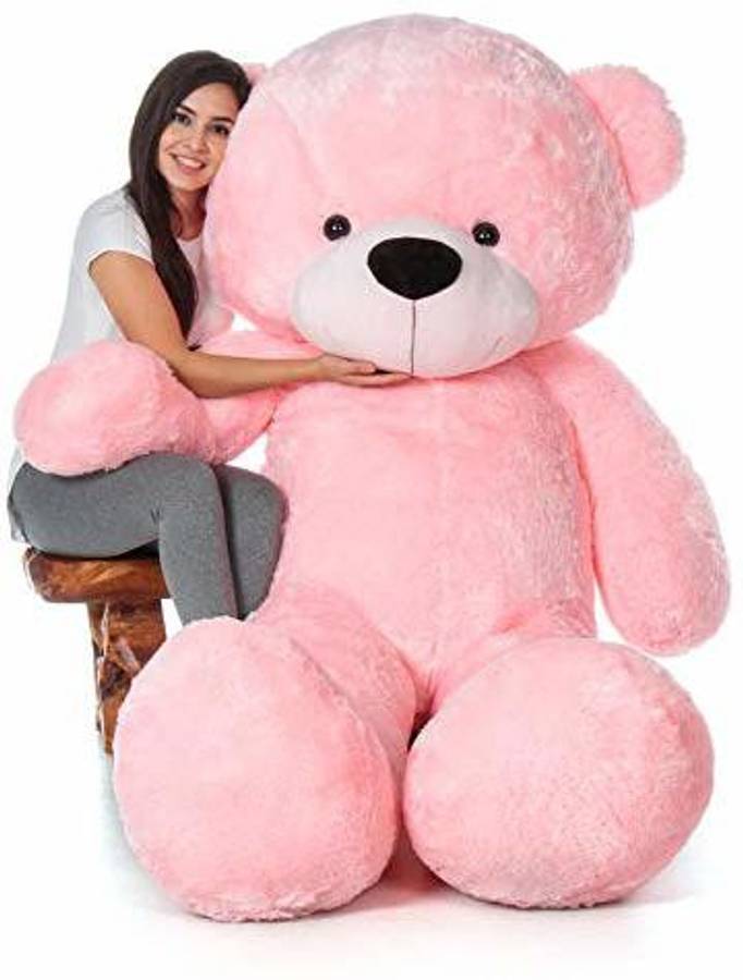 msy 4 feet teddy bear pink color - 120 cm (Pink) high quality teddy  - 122 cm