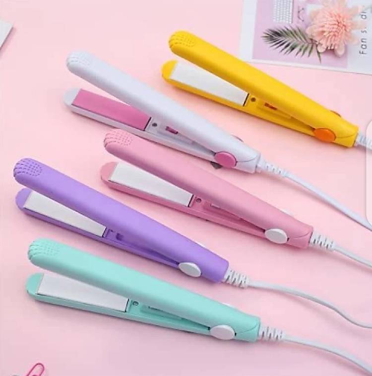 TECHZOOM hair straightener Hai curler Flat Iron Mini Hair straightener Hair Straightener (Multicolor) Hair Straightener Price in India