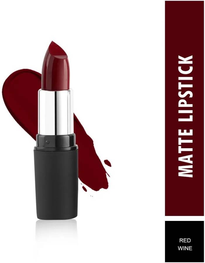SWISS BEAUTY Pure matte lipstick shade 224 (Red Wine)3.8 g 1-pack Price in India