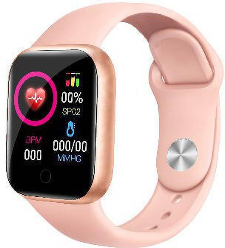 Home Story D20 Pink Smart Watch Fitness Band 35 mm Color Touch Screen for ANDROID and IOS Smartwatch Price in India
