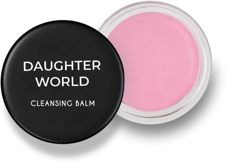 Daughter World Cleansing balm - Natural Face Cleanser & Makeup Remover | Lip cheek tint Remover Lip Stain Price in India