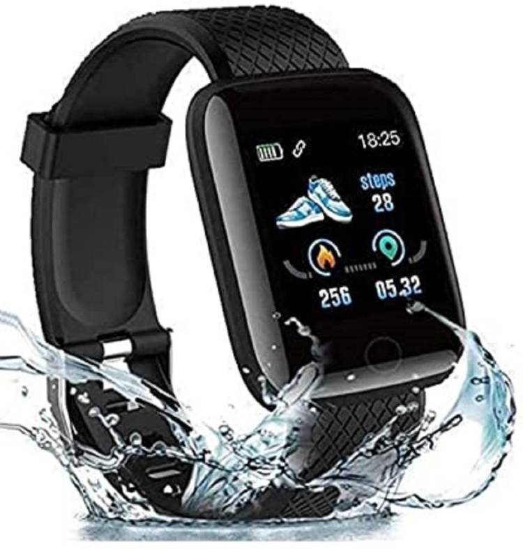 Shio ID 116 Smart Watch for IOS and Android with Bluetooth Unisex (Jet Black) Smartwatch Price in India