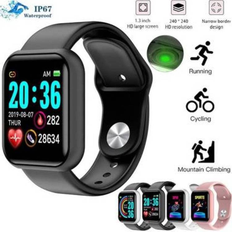 Jecool Smart D20/Y68 Smart Watch Mobile Watch Advanced Indian Quality 05 Smartwatch Price in India