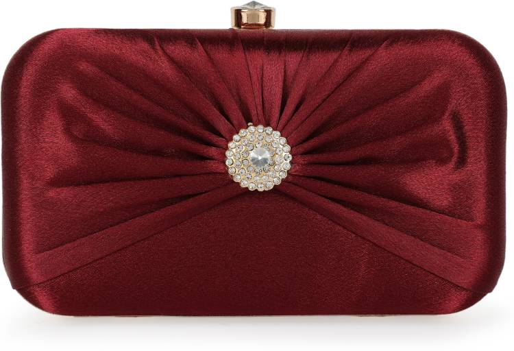 Casual Red  Clutch Price in India