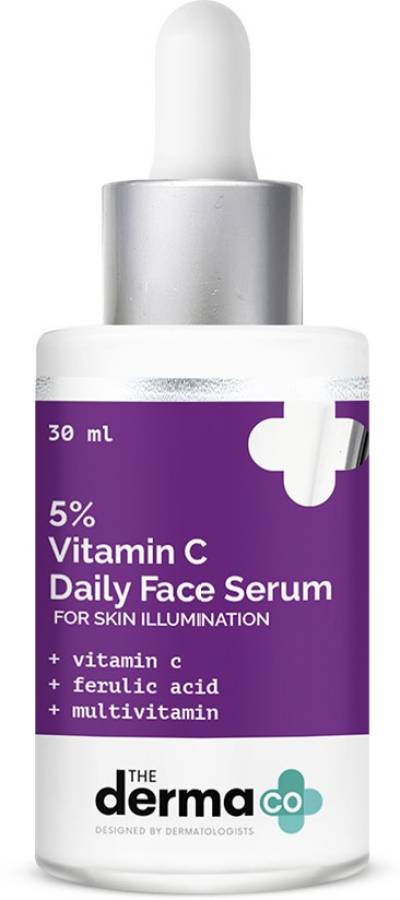 The Derma Co 5% Vitamin C Daily Face Serum with Ferulic Acid & Multivitamin Price in India
