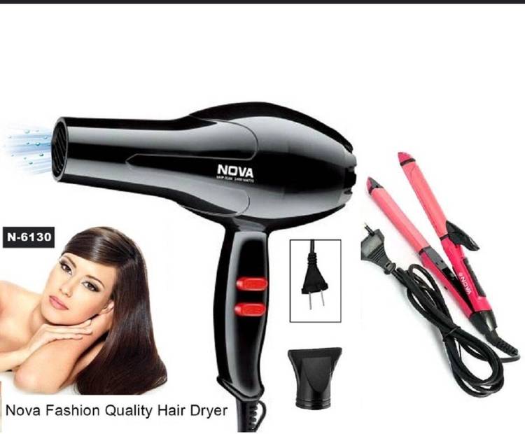 Nova hair dryer and hotsell straightener combo