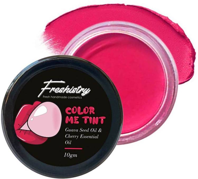 Freshistry Lip Tint With Cherry & Guava Enriched With Vitamin C Bubblegum Flavour 10Gm Lip Stain Price in India