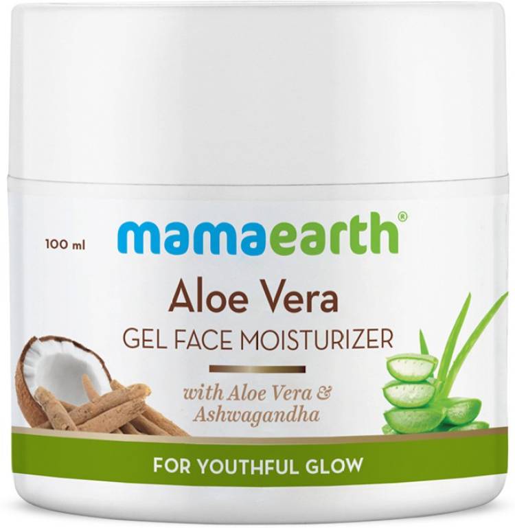 MamaEarth Aloe Vera Gel Face Moisturizer with Aloe Vera & Ashwagandha for a Youthful Glow Price in India