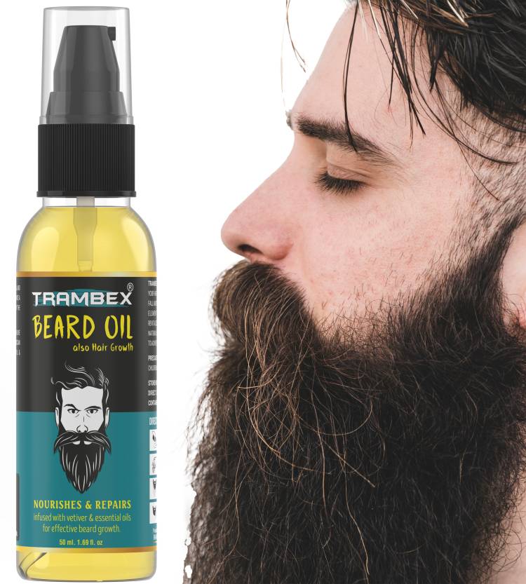 Trambex advanced Beard Growth Oil for Men - (Almond & Jojoba) for Beard Growth hair oil Hair Oil Price in India