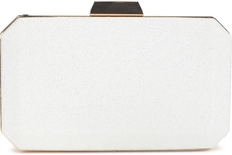 Casual White  Clutch Price in India