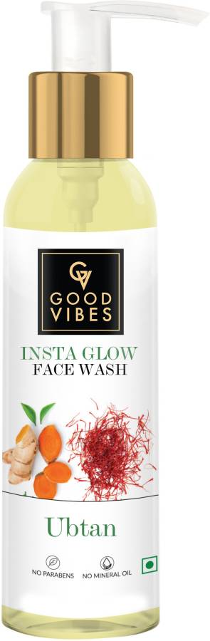 GOOD VIBES Ubtan Insta Glow  Face Wash Price in India