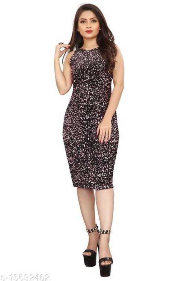 Women A-line Multicolor Dress Price in India