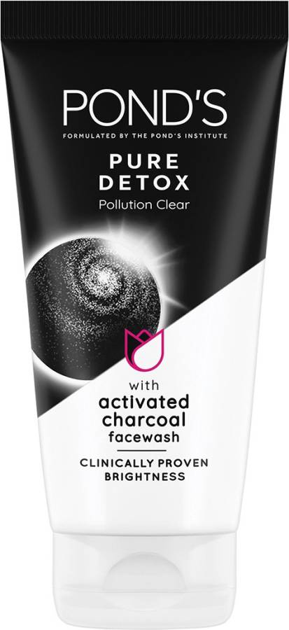 POND's Pure Detox Anti-Pollution Purity  With Activated Charcoal Face Wash Price in India