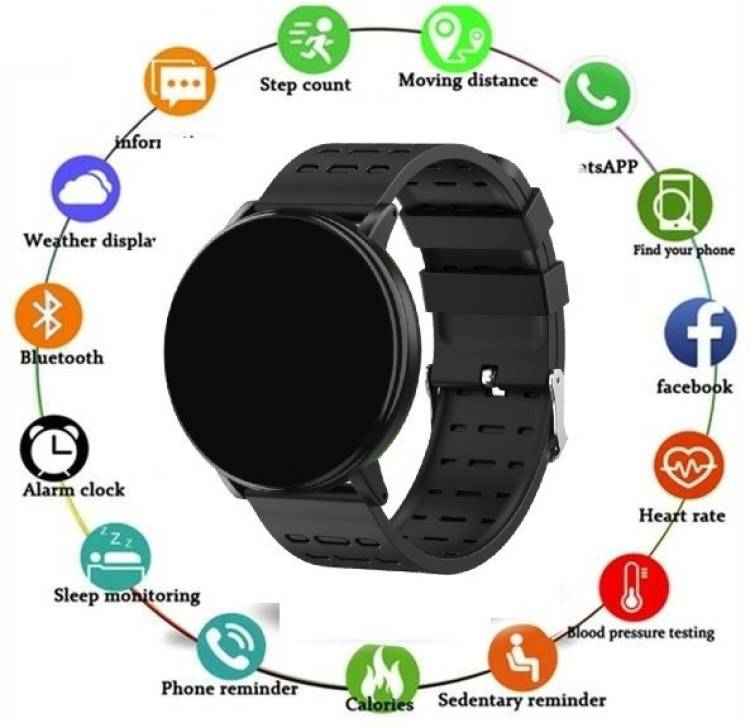 Y2H Enterprises QAZ_A8 Pro Plus Smartwatch Activity Tracker For Men & Women( Black Strap Only) Smartwatch Price in India