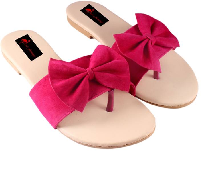 Red Flamingo Women Pink Flats Price in India