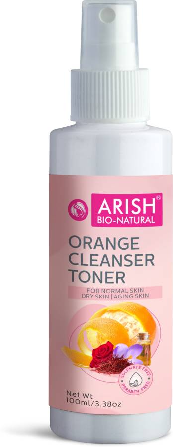 ARISH BIO-NATURAL Orange Cleanser Toner Men & Women Price in India