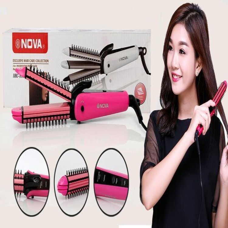 Syntus NHC8890 3 in 1 HAIR STRAIGHTENER FOR GIRLS IN PINK COLOR Hair  Straightener NHC8890 3 in 1 HAIR STRAIGHTENER FOR GIRLS IN PINK COLOR Hair  Straightener Hair Straightener Price in India
