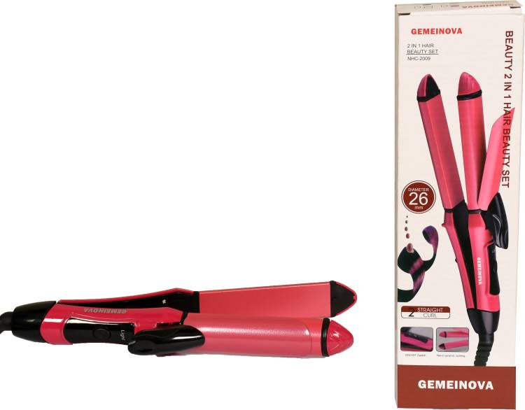 AKEN 2 in 1 Hair Straightener and Curler with Ceramic Plate Electric Hair Curler Price in India